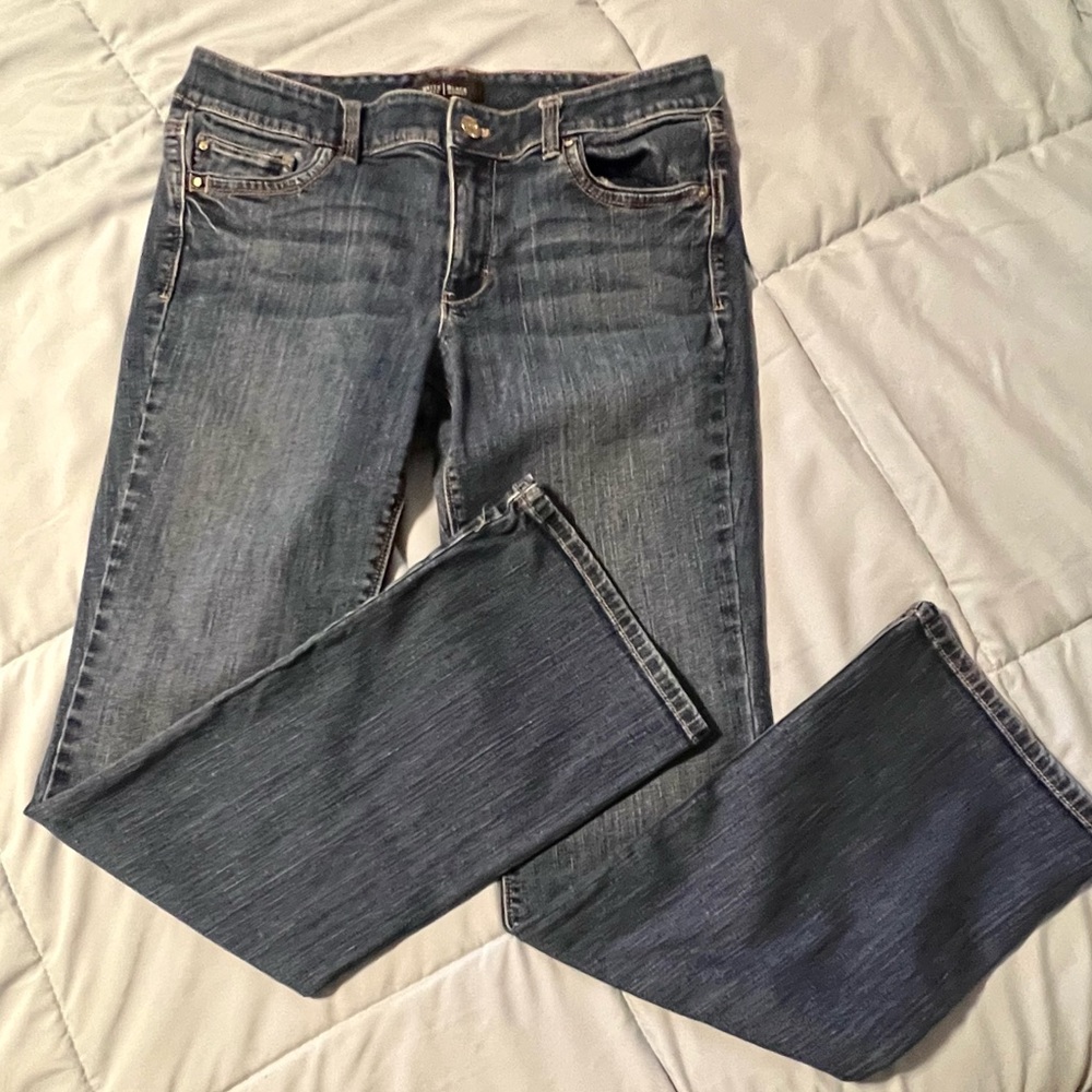 WHITE HOUSE/BLACK MARKET jeans.